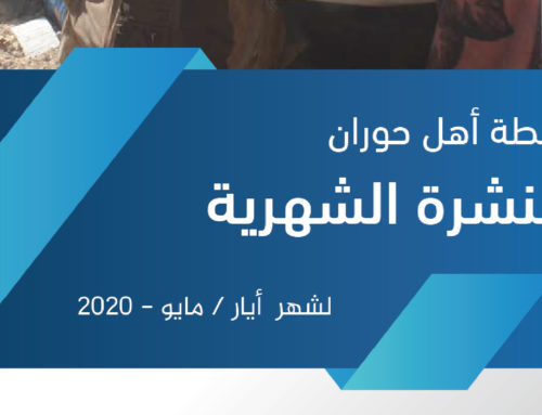 النشرة الشهرية أيار – مايو لعام 2020