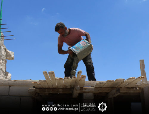 الورشات تبدأ بأعمال الصيانة ضمن مشروع تأهيل 800 منزل